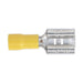 Sealey Push-On Terminal 9.5mm Female Yellow Pack of 100 YT14 Sealey - Town Tools 