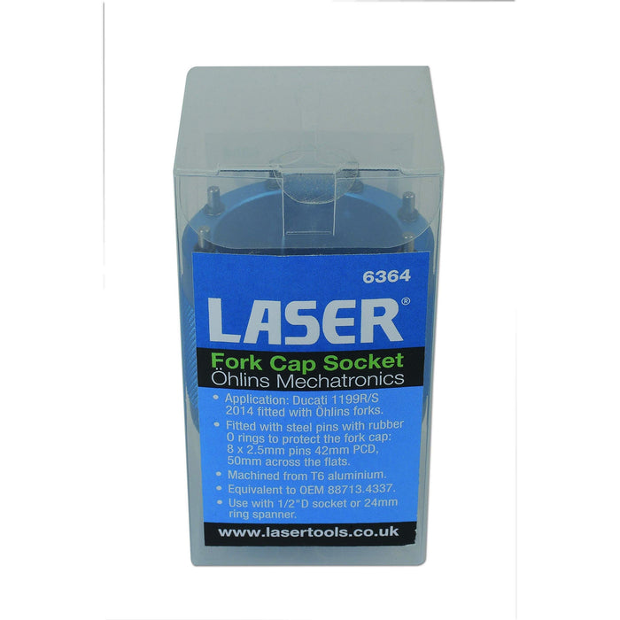 Laser Fork Cap Socket - hlins Mechatronics 6364