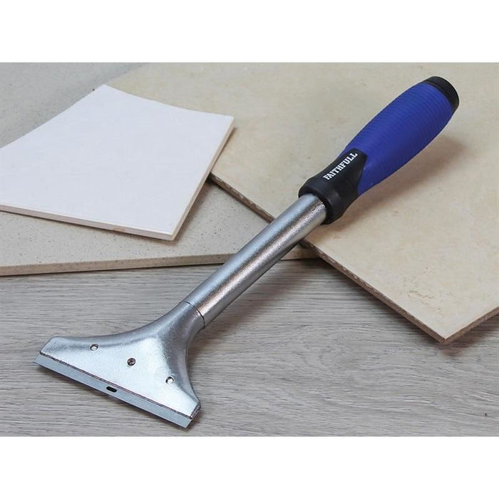 Faithfull Heavy-Duty Long Handled Scraper 100mm (4in) Faithfull - Town Tools