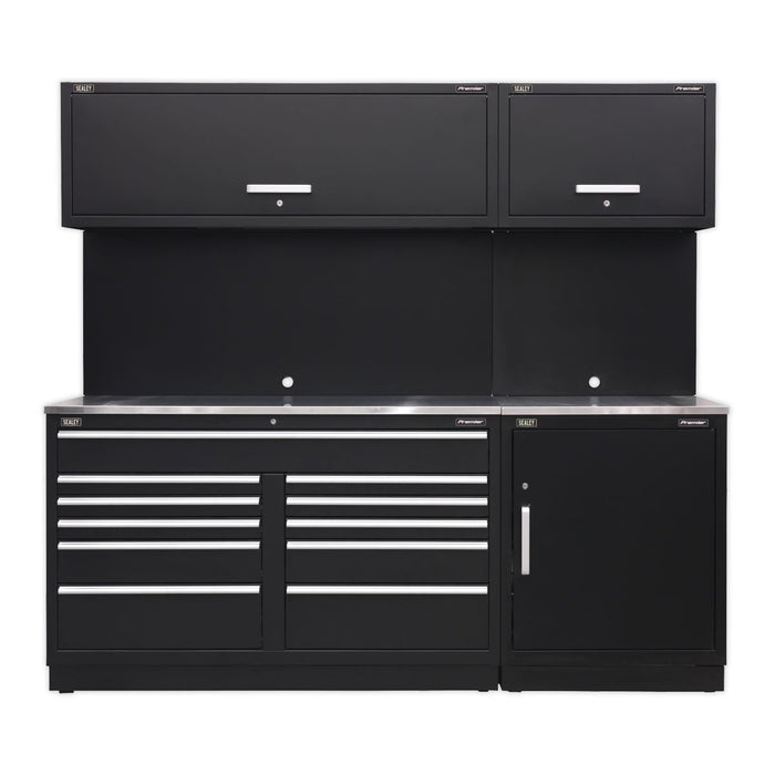 Sealey Premier Premier Storage System with Stainless Worktop 2.3m APMSCOMBO4SS Sealey Premier - Town Tools 