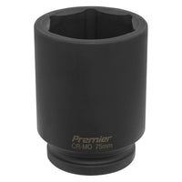 Sealey Impact Socket 75mm Deep 1"Sq Drive IS175D