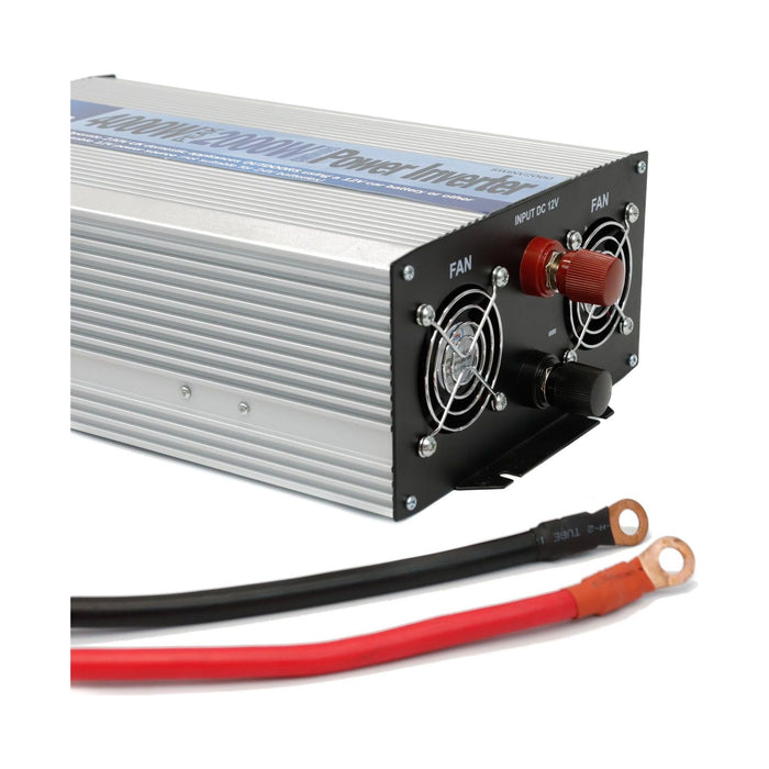 2000w-4000w Peak AC-DC 12v-230v Converter Inverter 2 Way Power Socket INV2000 Streetwize - Town Tools 