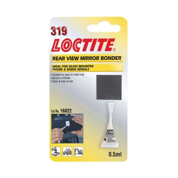 1 x Loctite Car Rear View Interior Mirror Glue & Aerial Bonder Adhesive AA319 Loctite - Town Tools 