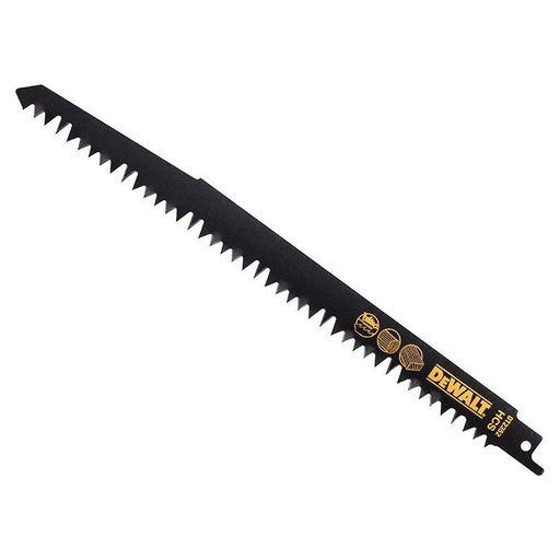 Dewalt Power Tools HCS Reciprocating Blade for Wood, Fast Cuts 240mm x 5/6.5 TPI Pack of 5 DeWALT Power Tools - Town Tools