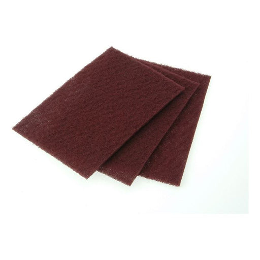 Faithfull Hand Pad Maroon Very Fine 230 x 150mm (10) Faithfull - Town Tools
