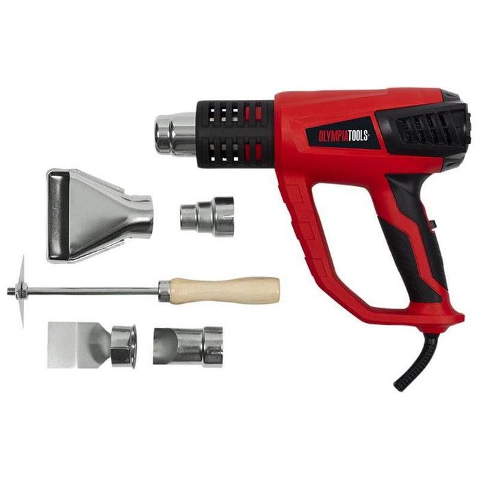 Olympia Power Tools Heat Gun with 5 Accessories 2000W 240V Olympia Power Tools - Town Tools