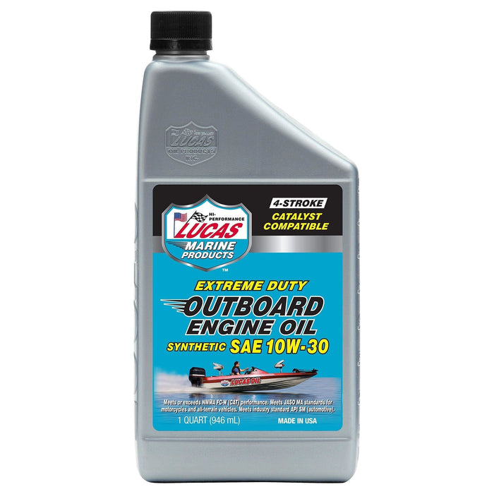 Lucas Oil 10W30 Syn Outboard Engine Oil 946Ml 40661 Lucas Oil Oil - Town Tools 