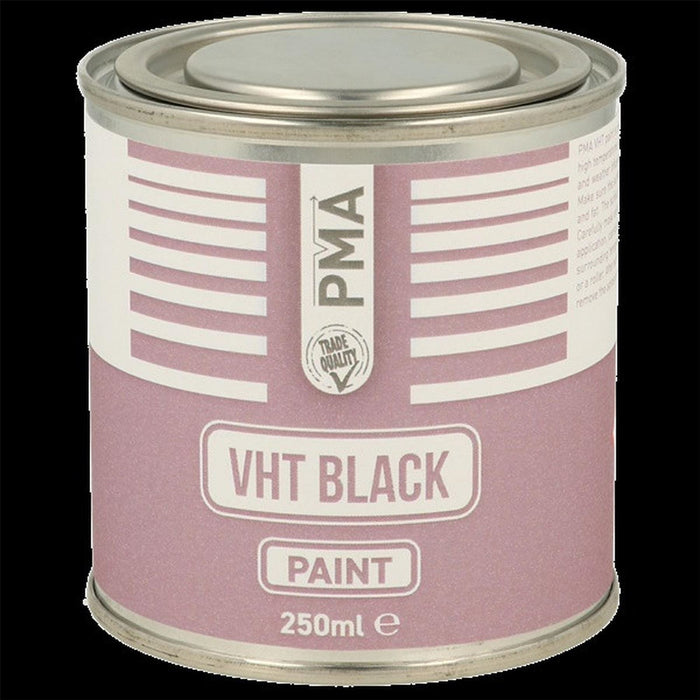 PMA Very High Temperature Paint Black Brushcan 250ml PMA - Town Tools