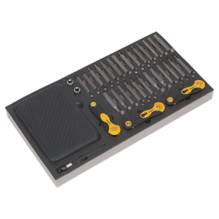 Sealey Tool Tray with Specialised Bits & Folding Hex Keys 192pc S01126