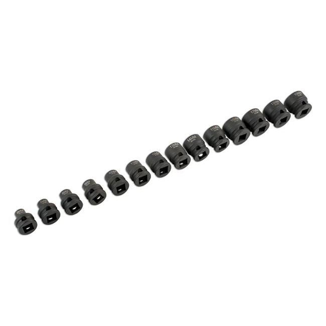 Laser Stubby Impact Socket Set 3/8"D 14pc 6689 Laser - Town Tools 