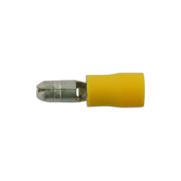 Connect Yellow Male Bullet Terminal 5.0mm 100pc 30215