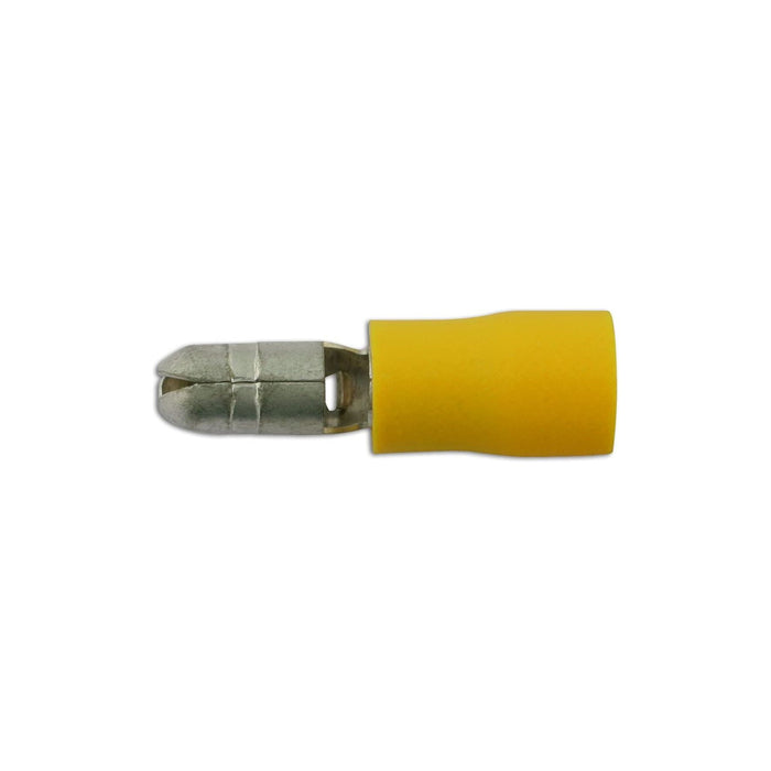 Connect Yellow Male Bullet Terminal 5.0mm 100pc 30215 Tool Connection - Town Tools 