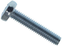 METALMATE Machine Screw Pozi Compatible Pan Head ZP M4 x 20mm Box 50