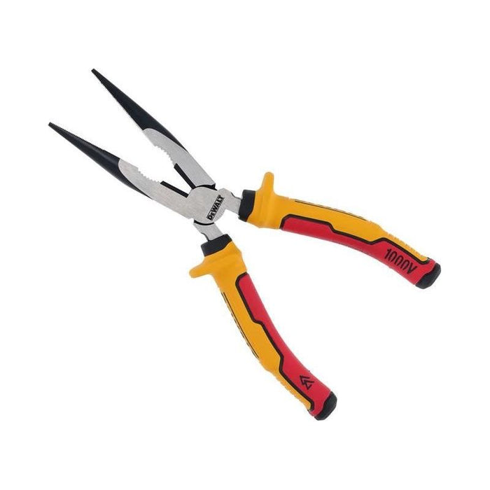 Dewalt VDE Long Nose Pliers 200mm Dewalt - Town Tools