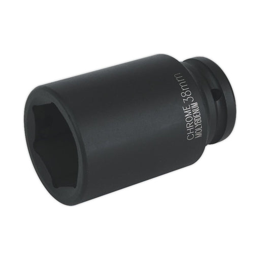 Sealey Impact Socket 38mm Deep 3/4"Sq Drive IS3438D Sealey - Town Tools 