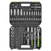 Sealey Socket Set 94pc 1/4" & 1/2"Sq Drive WallDrive Metric S01210 Sealey - Town Tools 