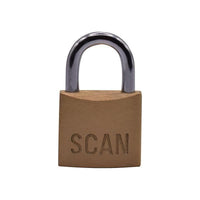 Scan Brass Padlock 30mm