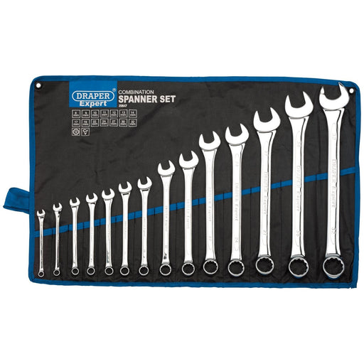 Draper Expert HI-TORQ Metric Combination Spanner Set (14 Piece) Draper - Town Tools 