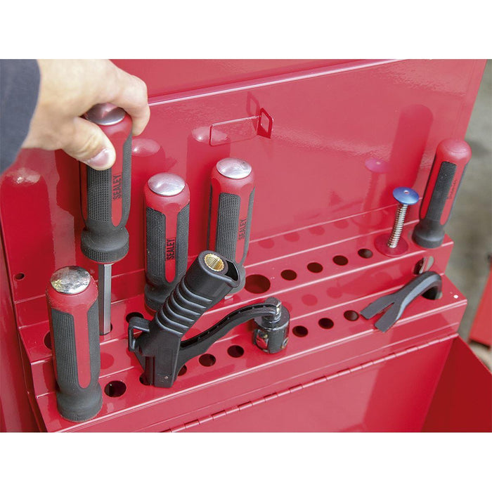 Sealey Side Cabinet for Long Handle Tools Red APLHT Sealey - Town Tools 