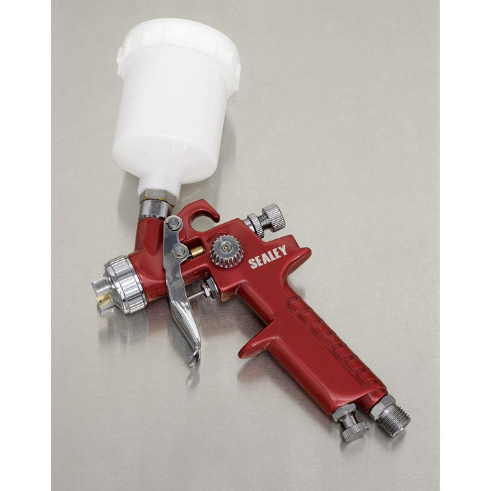 Sealey HVLP Gravity Feed Touch-Up Spray Gun 0.8mm Set-Up HVLP731 Sealey - Town Tools 