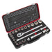 Sealey Premier Platinum Premier Platinum Socket Set 1/2"Sq Drive 24pc AK7924 Sealey Premier Platinum - Town Tools 