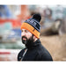 Scruffs Trade Bobble Hat Black/Orange Scruffs - Town Tools 