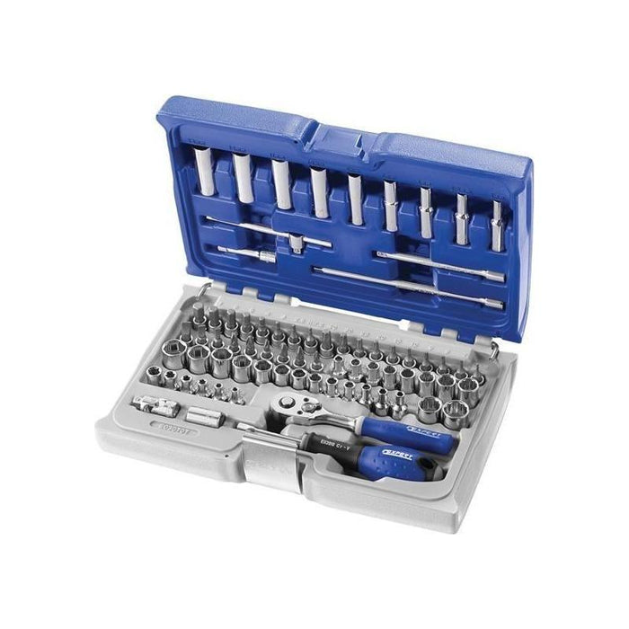 Expert 1/4in Drive Socket & Accessory Set, 73 Piece Expert - Town Tools