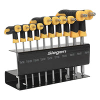 Sealey TRX-Star* Key Set 10pc T-Handle S01151