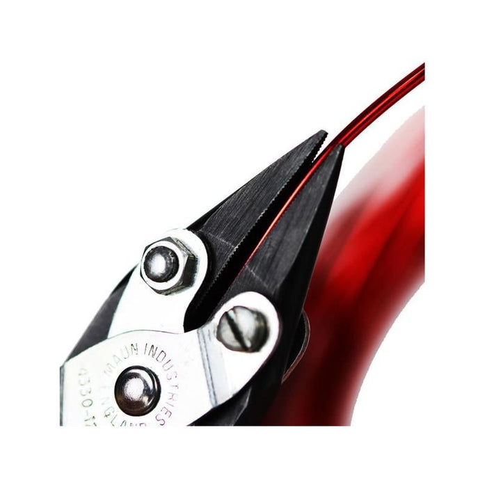 Maun Snipe Nose Parallel Pliers, Serrated Jaws 125mm Maun - Town Tools