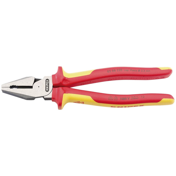 Draper Knipex 02 08 225UKSBE VDE Fully Insulated High Leverage Combination Plier Draper - Town Tools 