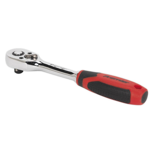 Sealey Ratchet Wrench 1/4"Sq Drive Pear-Head Flip Reverse AK8946 Sealey - Town Tools 