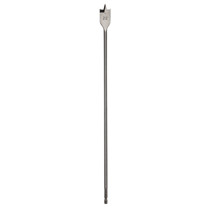 Draper Extra Long Flat Wood Bit, 22 x 400mm - FB100AXL
