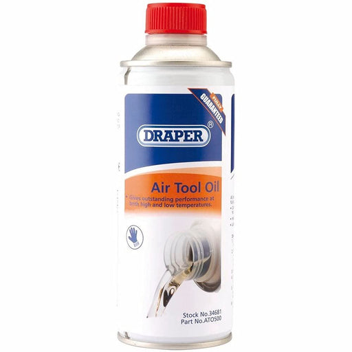 Draper Air Tool Oil, 500ml 34681 Draper - Town Tools 