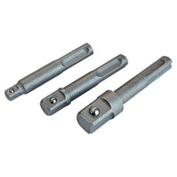 Faithfull SDS Square Drive Adaptor Set, 3 Piece