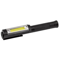 Draper COB LED Rechargeable Aluminium Pen Torch, 5W, 400 Lumens - RWLCOB/360/B