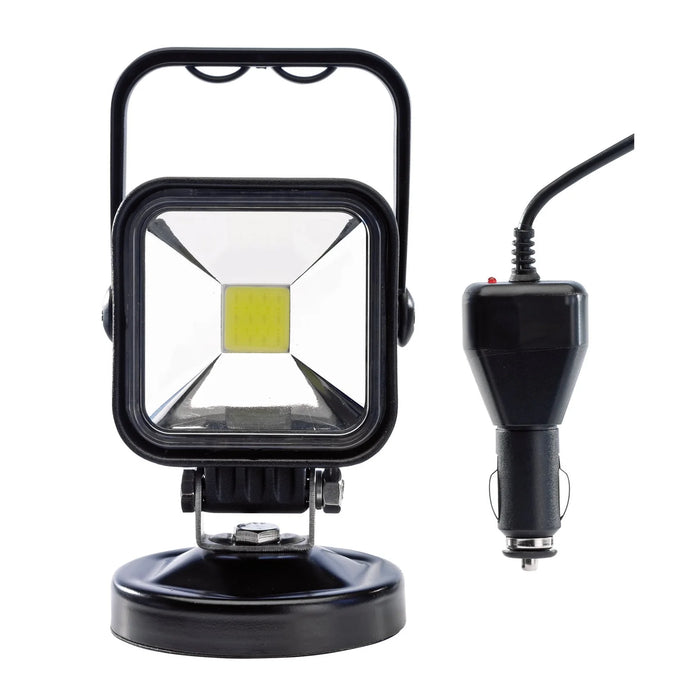 Draper 12V COB LED Magnetic Base Work Light, 10W, 600 Lumens - MWL/12