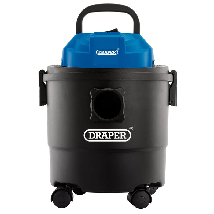 Draper 230V Wet & Dry Vacuum Cleaner, 15L, 1250W - WDV15P