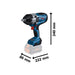 Bosch GDS 18V-1000 Professional BITURBO Impact Wrench 18V Bare Unit Bosch - Town Tools