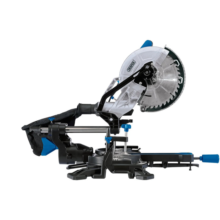 Draper 230V Sliding Compound Mitre Saw, 255mm, 1800W - SMS250D1800