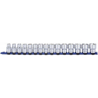 Carlyle Tools Socket Set - Metric - 1/2In. Dr - 15 Piece