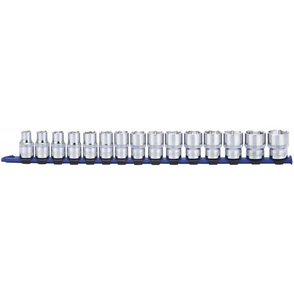 Carlyle Tools Socket Set - Metric - 1/2In. Dr - 15 Piece