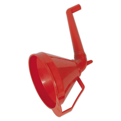 Sealey Funnel with Fixed Offset Spout & Filter Medium160mm F16 Sealey - Town Tools 