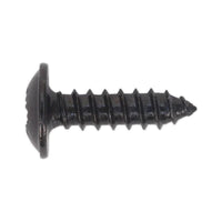 Sealey Self Tapping Screw 3.5 x 13mm Flanged Head Black Pozi Pack of 100 BST3513