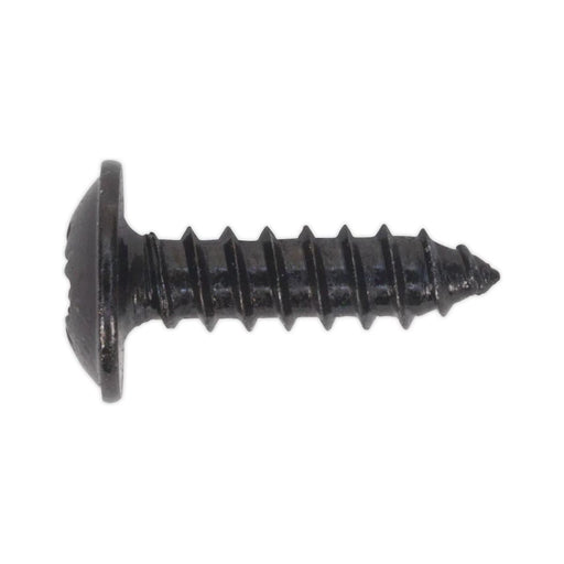 Sealey Self Tapping Screw 3.5 x 13mm Flanged Head Black Pozi Pack of 100 BST3513 Sealey - Town Tools 