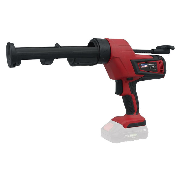 Sealey Cordless 20V 2Ah SV20 Series Caulking Gun Kit 310ml CP20VCGKIT1 Sealey - Town Tools 