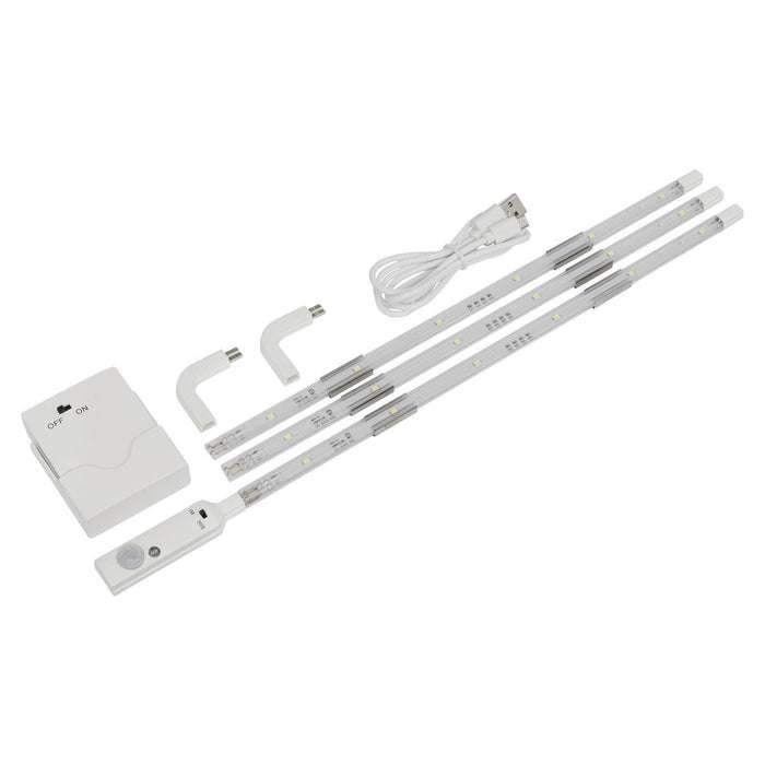 Sealey LED Strip Lighting 3pc LEDSTR03 Sealey - Town Tools 