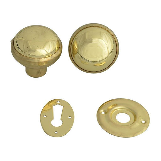 Yale Locks P405 Rim Knob Polished Brass Finish Yale Locks - Town Tools