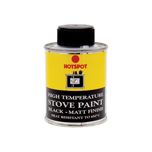 Hotspot Stove Paint Matt Black 100ml Hotspot - Town Tools
