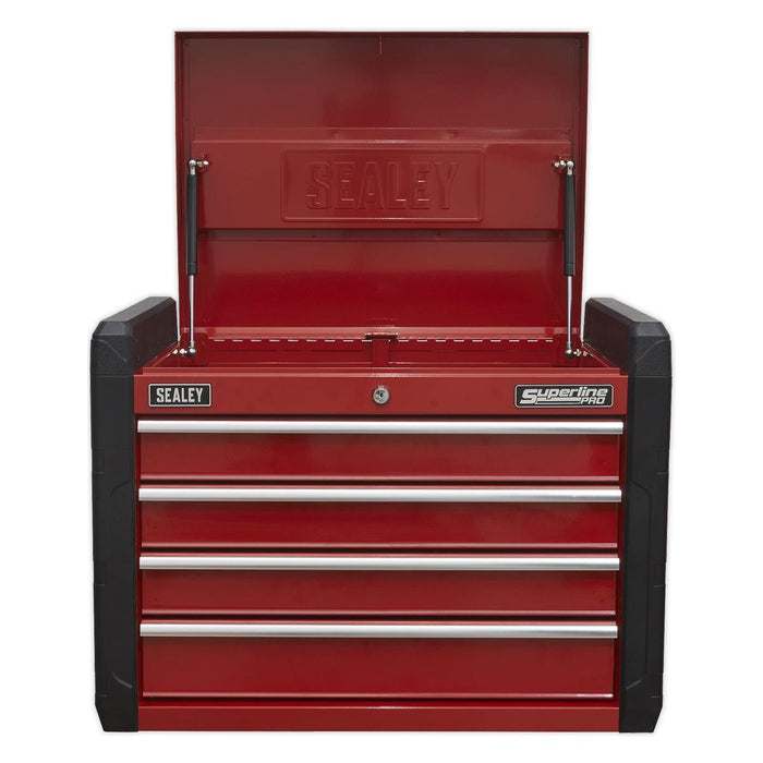 Sealey Topchest 4 Drawer with Ball-Bearing Slides AP3401 Sealey - Town Tools 