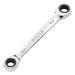 Draper Draper HI-TORQ Metric Double Ratchet Ring Spanner, 8 x 9mm Draper - Town Tools